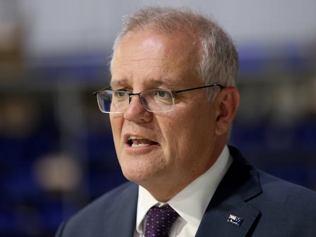 Prime Minister Scott Morrison has now said the Federal Government will split the flood package with Queensland. Picture: Damian Shaw