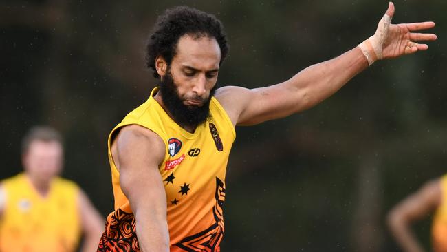 James Dau in action for Fitzroy Stars. Picture: Nathan McNeill