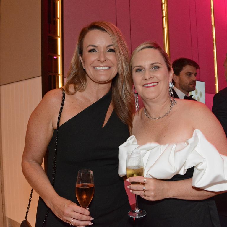 Belinda Dawes and Rachel Hancock at the grand opening of The Langham Gold Coast, Surfers Paradise. Pic: Regina King