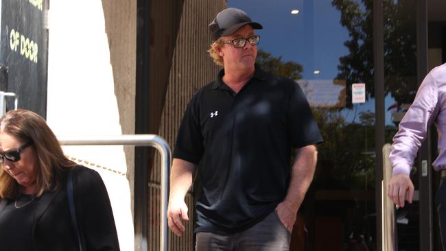 Former NT Police Sergeant Carey Joy outside the Alice Springs Local Court this week during an inquest into the death of Kumanjayi Walker. Picture: Jason Walls