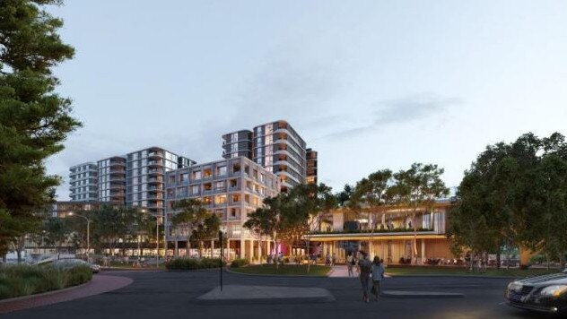 The proposed development would be beside Holworthy train station. Picture: Plus Architecture