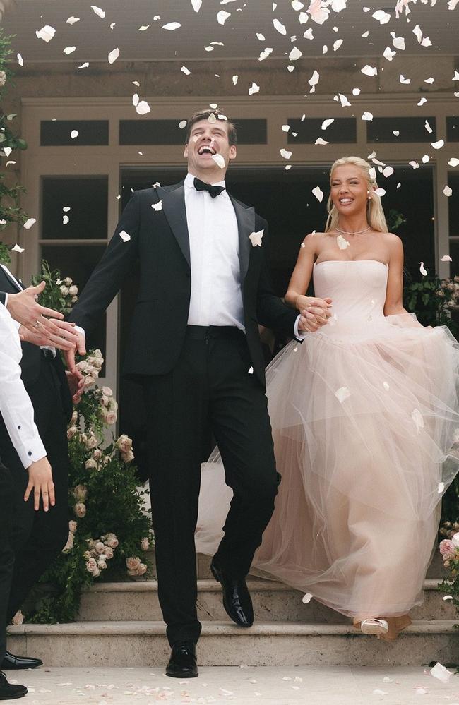 Tammy Hembrow and Matt Zukowski got married in 2024. Picture: Instagram