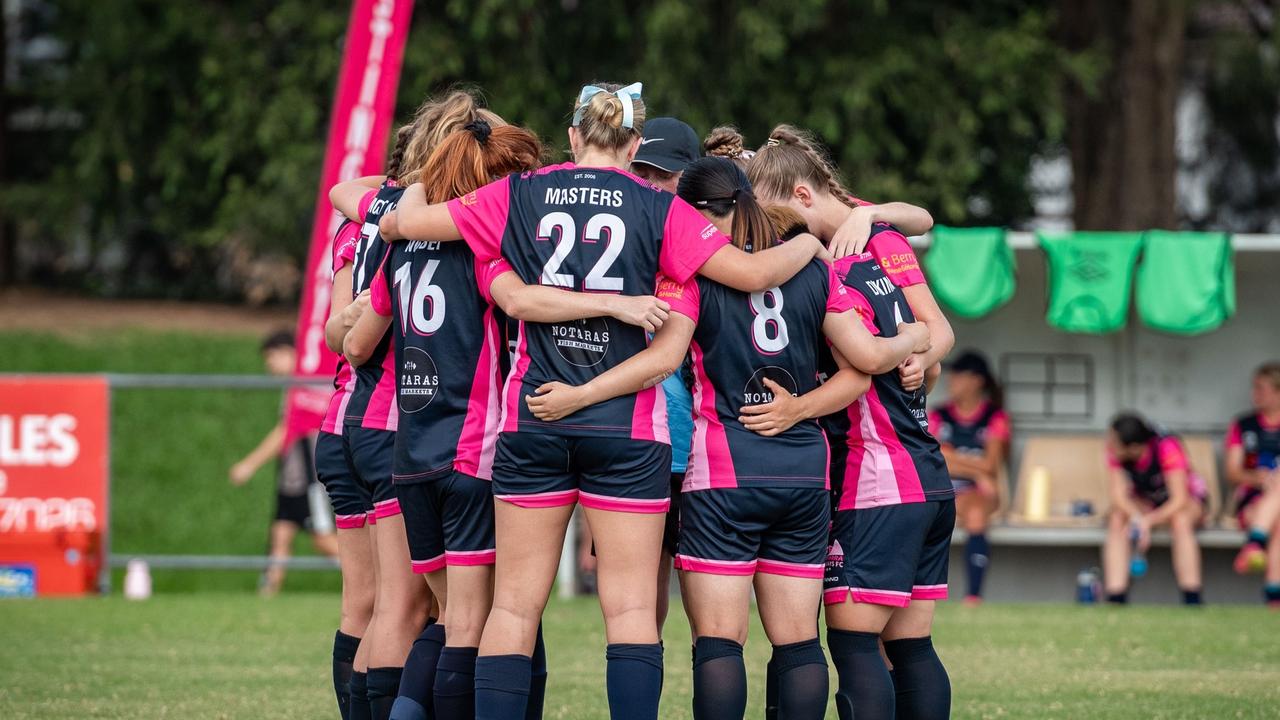 Illawarra Stingrays ahead of their preseason match against Macarthur Rams 2024. Picture: Jeremy Denham