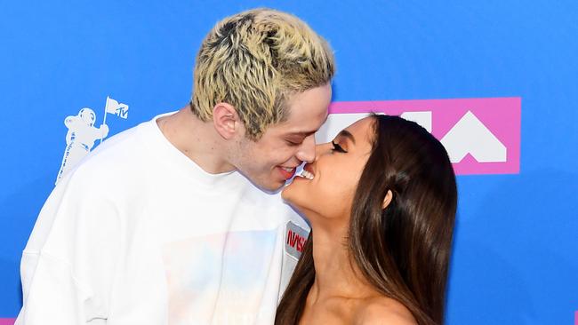 Pete Davidson and Ariana Grande. Picture: Nicholas Hunt/Getty Images for MTV