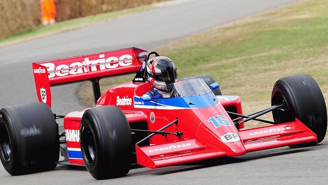 Adelaide Motorsport Festival pics .  1985 Beatrice Lola-Hart F1 car that Alan Jones drove at the first Adelaide F1 Grand Prix in 1985.