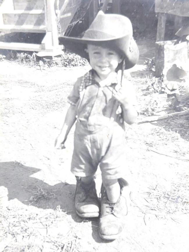 Dr Fred Morgan as a young boy in 1942. Photo credit: Audrey Moustoukas and Angela Hayes