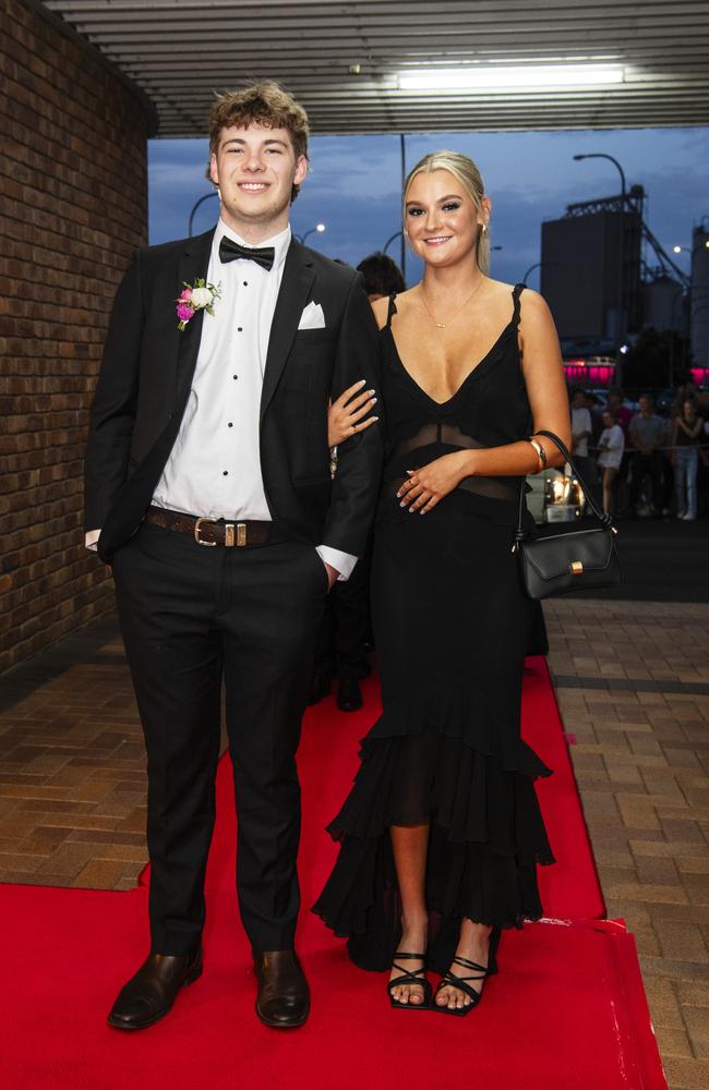 Connor Quinn and Bridget Doherty at Toowoomba Grammar School formal at Rumours International, Wednesday, November 15, 2023. Picture: Kevin Farmer