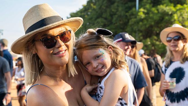 Nicole Churchett and Cleo Jenner at BASSINTHEGRASS 2023. Picture: Pema Tamang Pakhrin