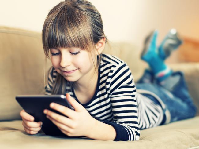 Only one in four kids spend less than 2 hours a day on screen time. Picture: Supplied.