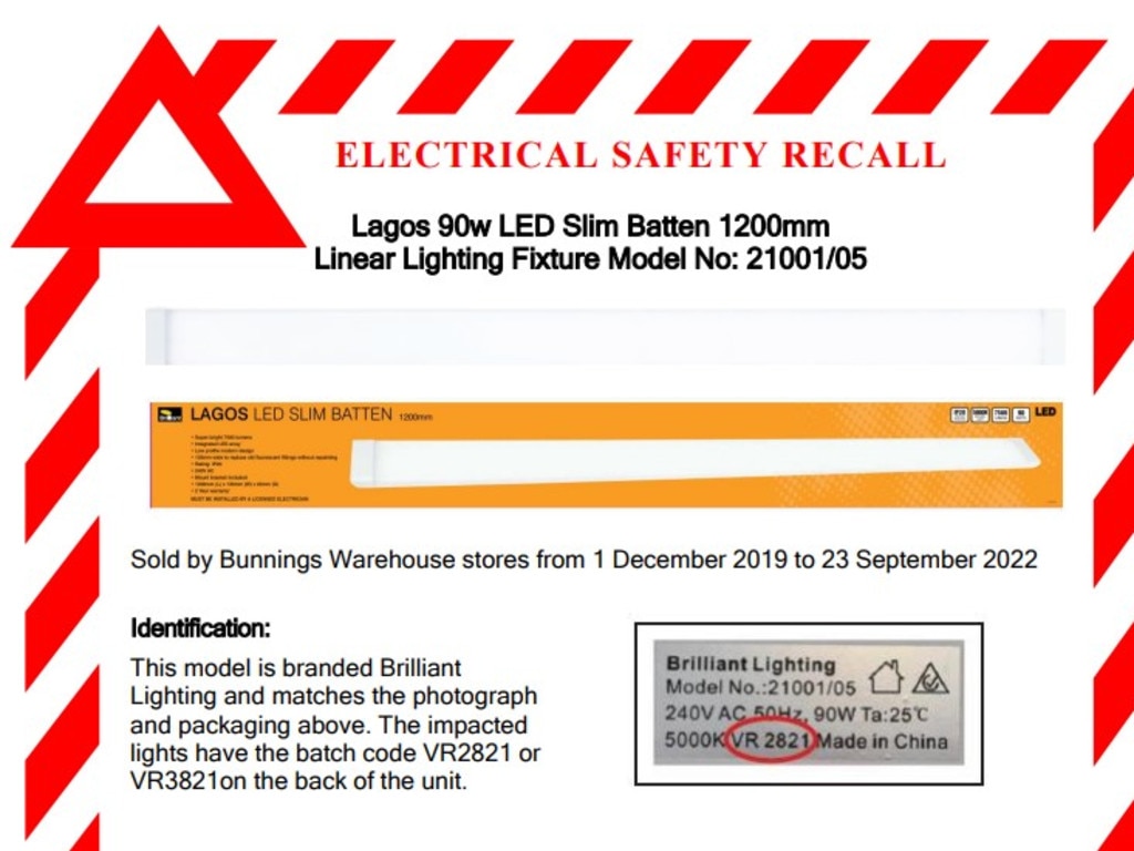 Led batten light 2024 1200mm bunnings