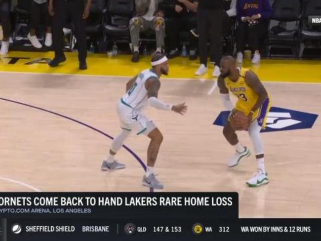 Hornets hand Lakers rare home defeat