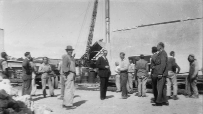 The brewery under construction in 1950. Picture Marin Alagich, Northern Beaches Library