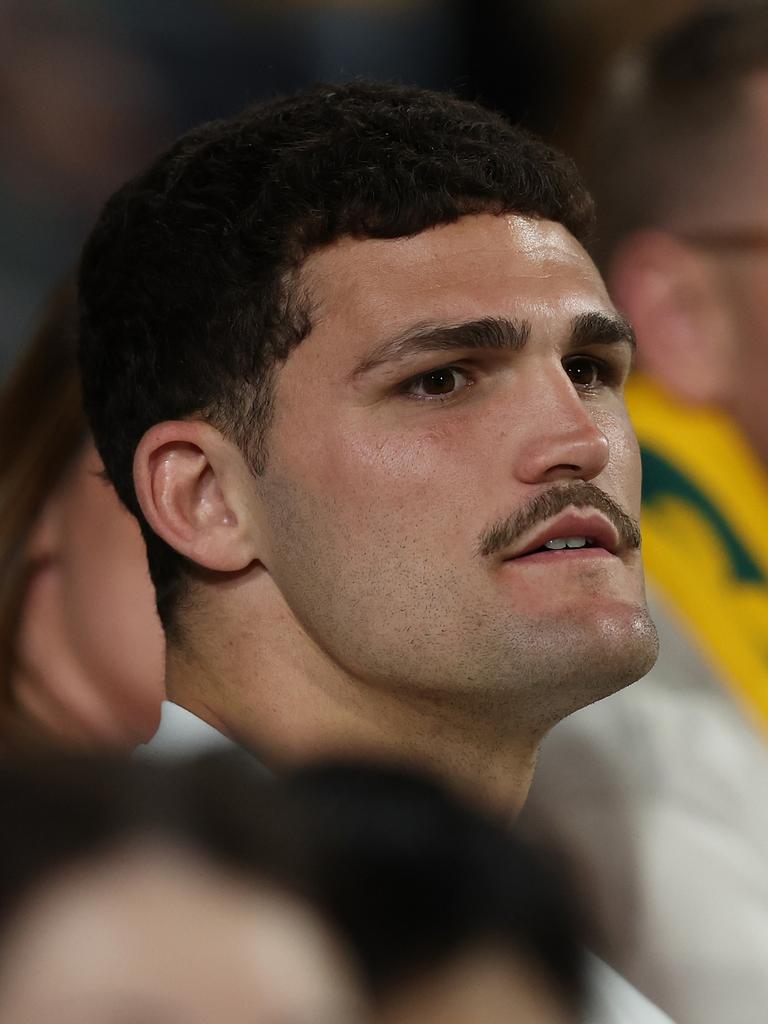 Cleary was in Perth to support Mary Fowler and the Matildas in November. Picture: Getty Images