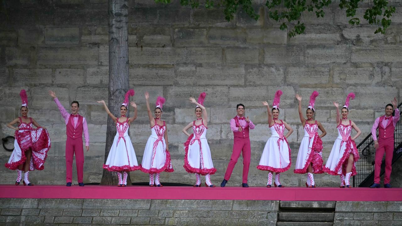 The dancers did their best in the difficult conditions and were devastated to read hurtful comments online. Picture: Carl de Souza-Pool/Getty Images