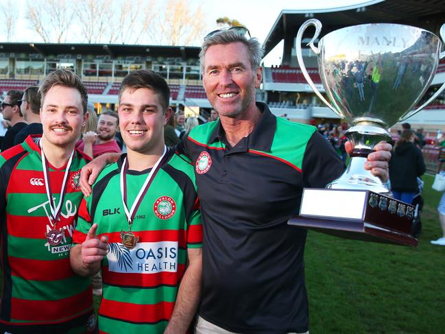 Alan Avis, Jared Palmer, Craig Gooze. Brookvale Oval - pics from A Grade Rugby League Grand Final - Narraweena v Avalon.