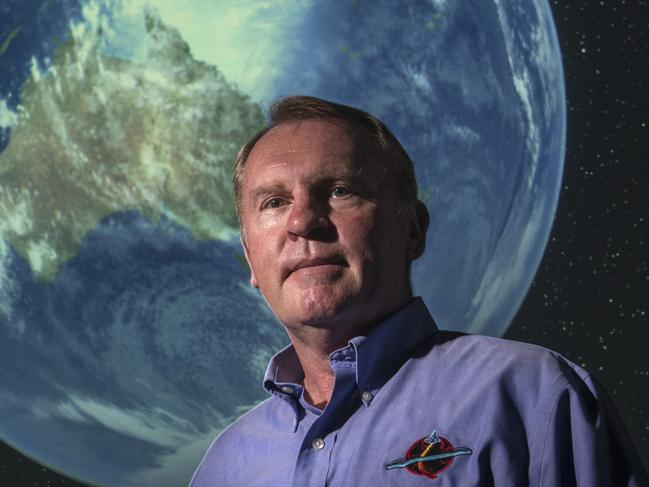26/9/14 SA Weekend Cover, Andy Thomas at UniSA's Adelaide Planetarium at Mawson Lakes. Please credit the UniSA's Adelaide Planetarium at Mawson Lakes.