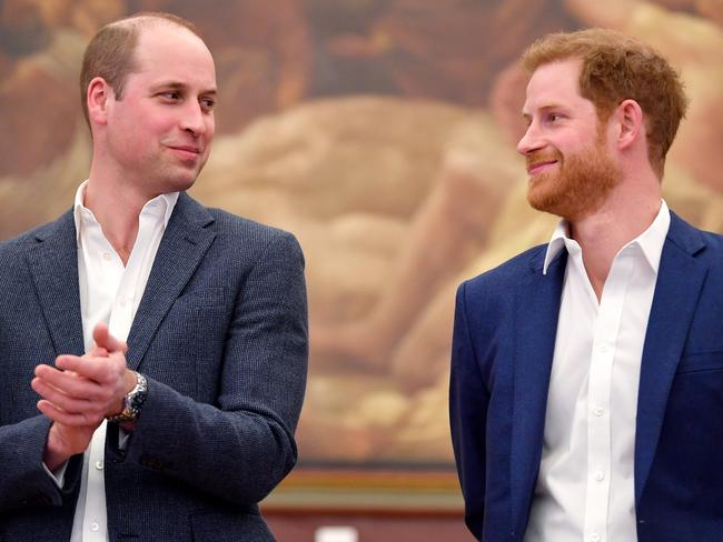 Prince William’s relationship with brother Prince Harry has hit rock bottom. Picture: Toby Melville - WPA Pool/Getty Images