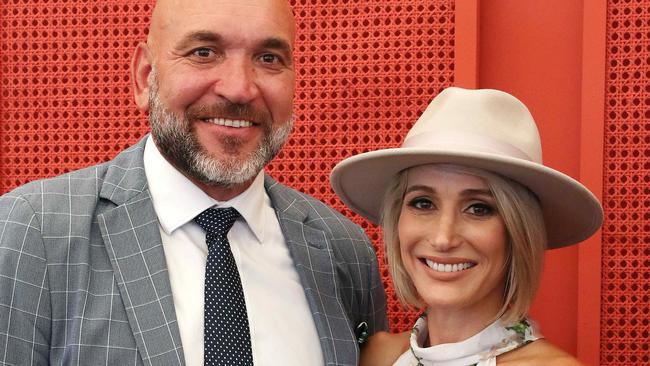 Gorden Tallis and Jemma Elder ended up enjoying dinner … just much later than anticipated. Picture: Liam Kidston