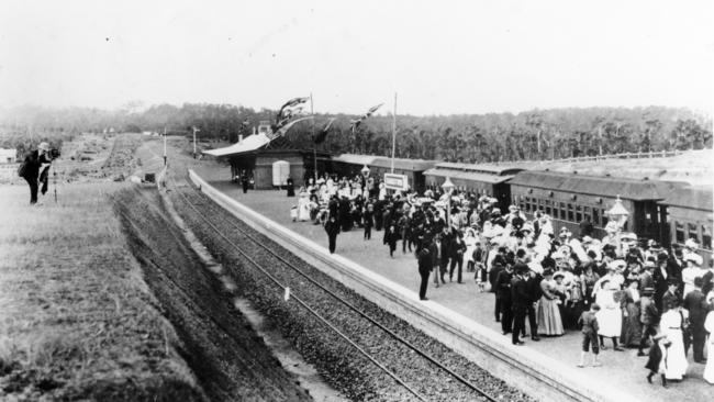 One of the earliest images of the station. Picture: Supplied