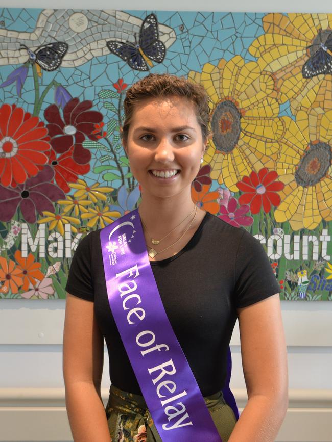 Molly Dawson has been announced as the face for Cancer Council Queensland’s Relay For Life. It’s the second consecutive year she has accepted the role for the Bundaberg event. Picture: Rhylea Millar
