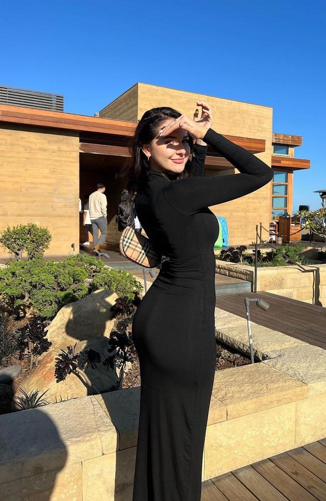 The 23-year-old told news.com.au this $89.95 dress is her favourite item in her collection. Picture: Instagram/AnnaPaul