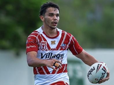 Latrell Siegwalt playing for the Dolphins in Queensland Cup. Source: Dolphins Instagram.