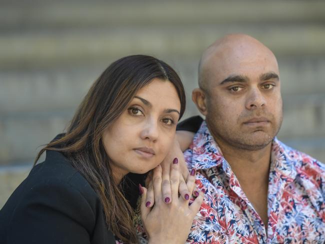 Daughter Jennifer Bowen and Gregory Jenkins want answers about their mother’s disappearance. Picture Roy VanDerVegt
