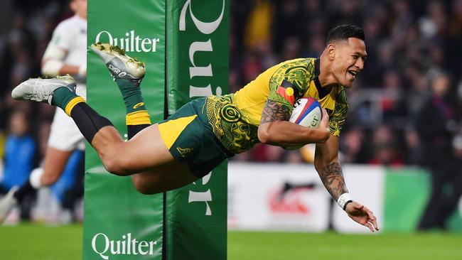 Israel Folau has found a new home. Picture: Ben Stansall/AFP