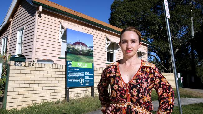 The ‘music room’ pre-war outbuilding at the edge of Goldicott House. Picture: AAP Image/Renae Droop