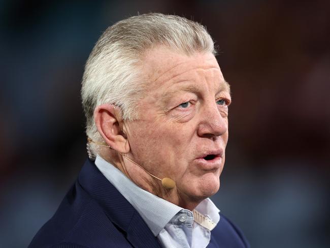 SYDNEY, AUSTRALIA - JULY 12:  General Manager of the Canterbury-Bankstown Bulldogs and commentator Phil Gould is seen before game three of the State of Origin series between New South Wales Blues and Queensland Maroons at Accor Stadium on July 12, 2023 in Sydney, Australia. (Photo by Mark Kolbe/Getty Images)