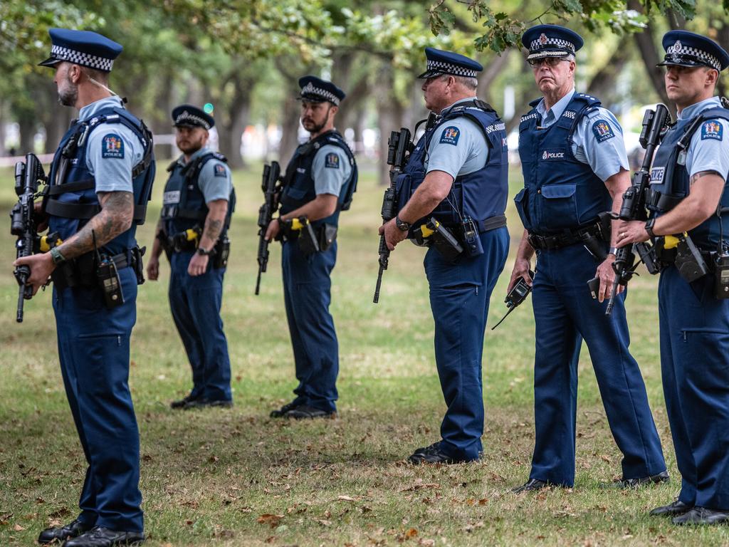 Christchurch is seeing a level of security that New Zealanders are not used to.