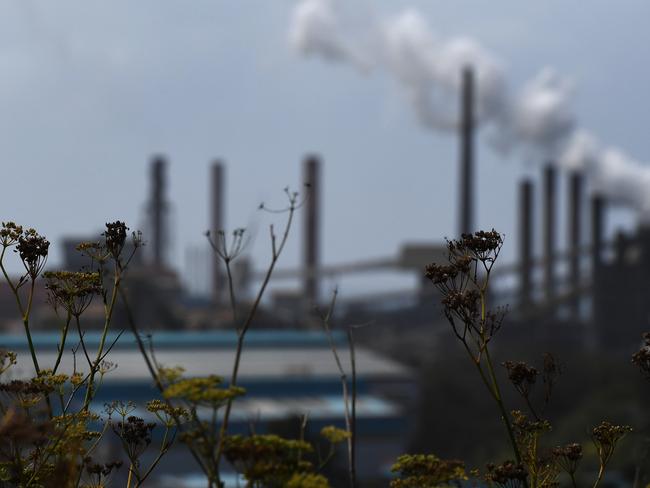 The Port Kembla Steelworks is the home of Bluescope Steel and Colourbond in Wollongong, NSW.