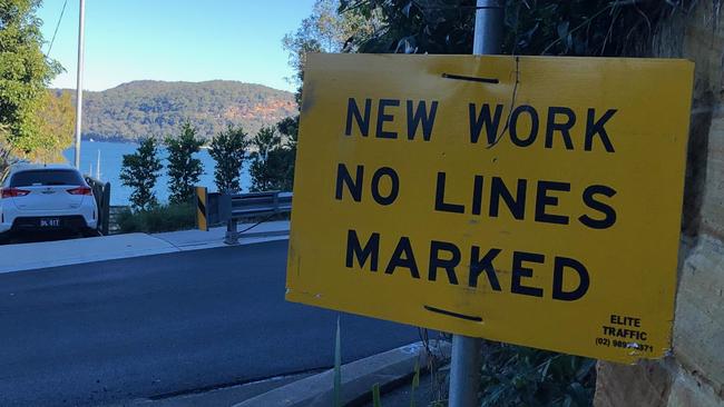 Motorists using Barrenjoey, Rd between Mona Vale and Palm Beach have been advised by RMS that night road works are underway until at least September 20. Picture: Jim O'Rourke