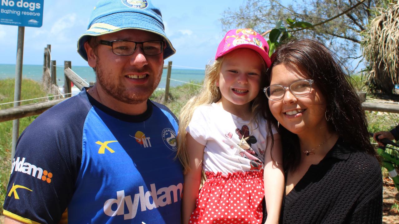 Corinna, Will and BRooklyn Winter enjoyed the Bundaberg Great Australian Bites festival on Australia Day 2024.