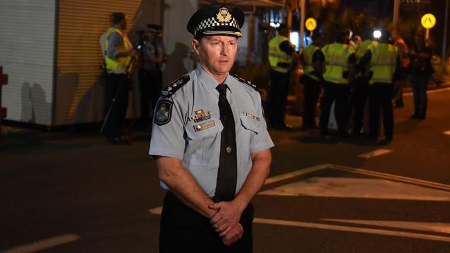 Police Chief Superintendent Mark Wheeler says he doesn’t think it’s “too much to ask” for Brisbane residents to stay home for thee days. Picture: NCA NewsWire, Steve Holland.