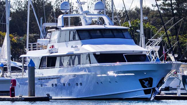 Dreamtime superyacht on the Gold Coast.