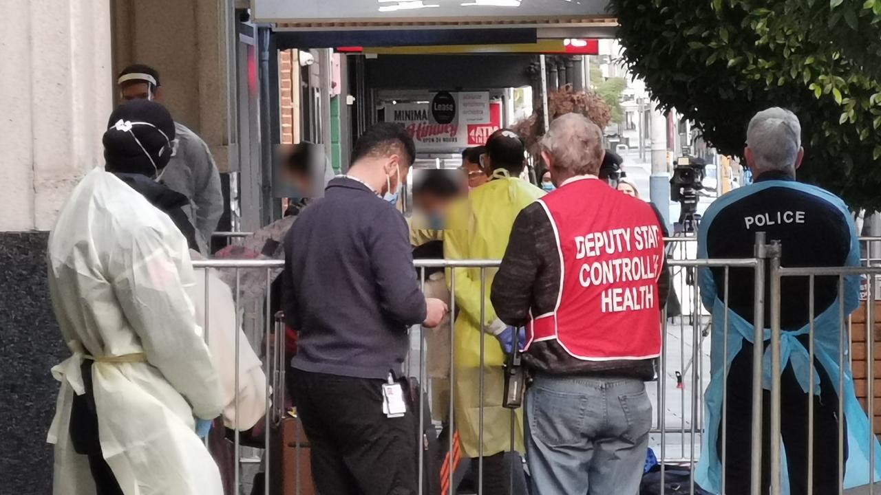 An Afghan rescue flight carrying 100 refugees arrived in Adelaide on Wednesday morning. They will now enter 14 days’ quarantine at a medi-hotel. Picture: Trudie Glynn-Roe