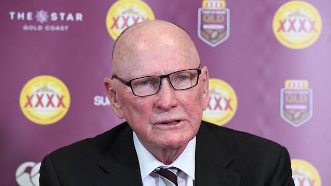 Queensland Rugby League Chairman Bruce Hatcher says he’s not convinced a new team will generate enough revenue. Picture: AAP.