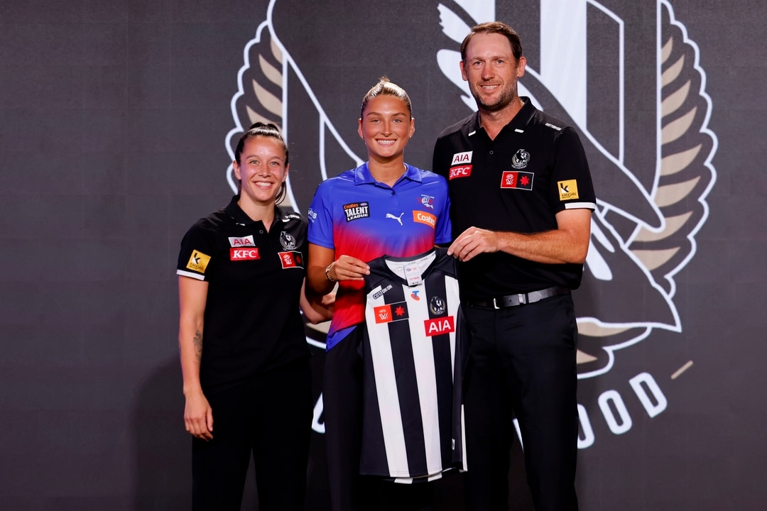 Moment Collingwood drafted Ash Centra with Pick 1