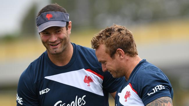 Boyd Cordner and Jake Friend will lead the Roosters’ title charge