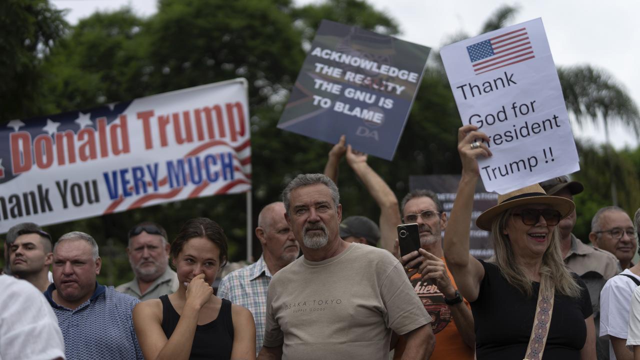 White South Africans ‘thank God for Trump’