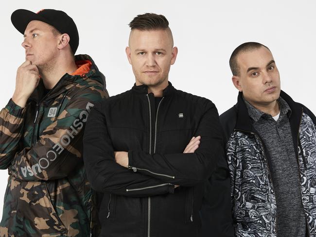 The Hilltop Hoods. Picture: Supplied