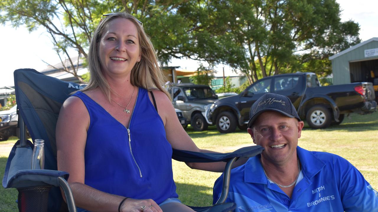 Racheal Conroy and Adam Cummins at Slade Park.