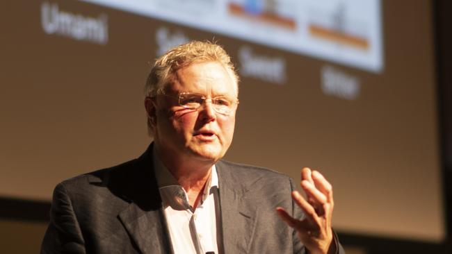 Images from Ole Mouritsen talk at the Hotel Grand Chancellor, Hobart, for Elaine Reeves' Taste column in the Mercury newspaper.Picture: Brad Harris