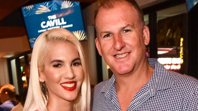 Alisha Gibb and Clint Gudenswager  at The Cavill Hotel opening, Surfers Paradise. Socials: Damien Anthony Rossi | Picture: Pedro Freitas