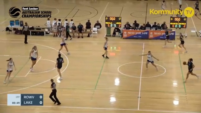 Replay: Basketball Australia School Championships Day 4 - Women's SF - Rowville v Lake Ginninderra College