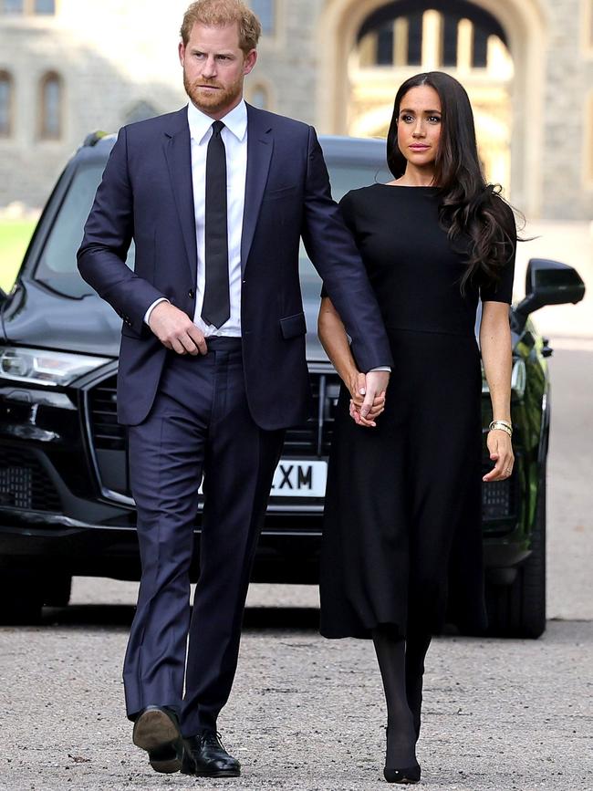 Harry and Meghan are expected to spend at least another two weeks in Britain. Picture: Chris Jackson/Getty Images