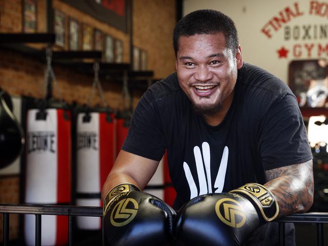 Joey Leilua is regaining fitness after recovering from Covid. Picture: Tim Hunter.