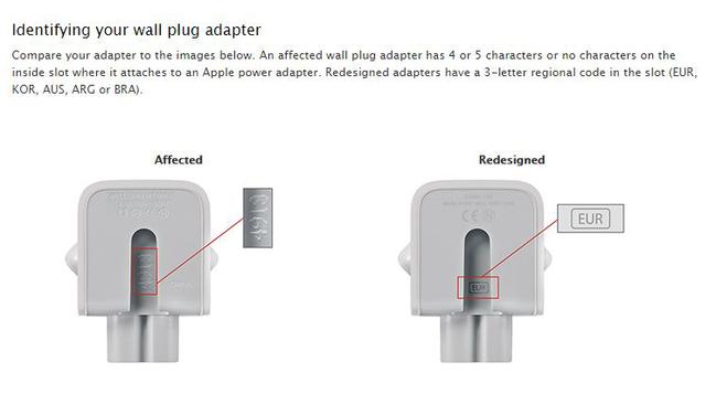 Compare your adapter to these images. Picture: Apple