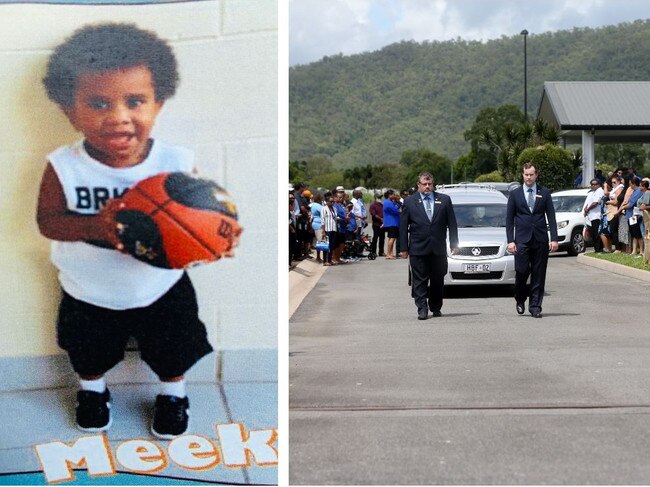 'Meeky' Namok-Malamoo was farewelled at a funeral in Cairns.